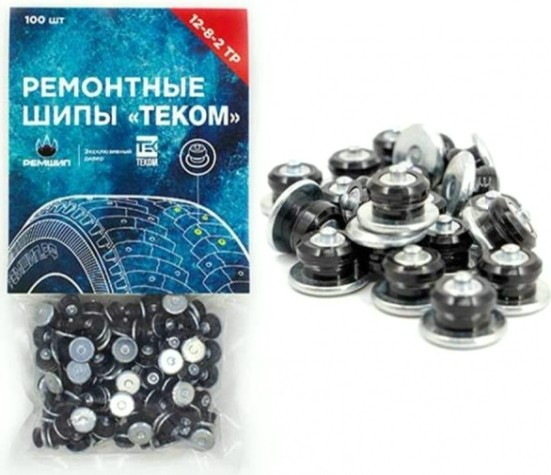 Шипы ремонтные Теком 12-8-2ТР фасовка 100 шт. [000238]
