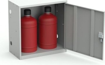 Шкаф для газовых баллонов Металл-завод ШГР 27-2 4 (ral7035 окрашенный) [УП-00012838]