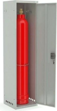 Шкаф для газовых баллонов Металл-завод ШГР 40-1 4 (окрашен ral7035) [УП-00013037]