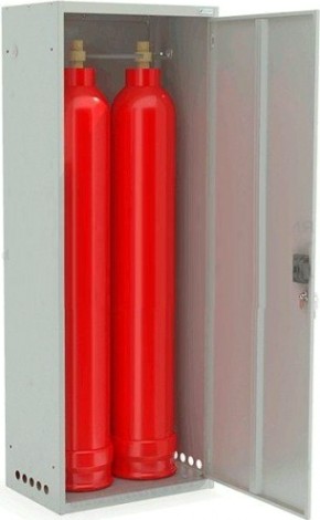 Шкаф для газовых баллонов Металл-завод ШГР 40-2 4 (окрашен ral7035) [УП-00013066]