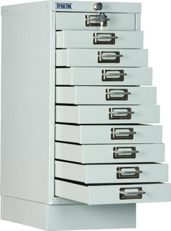 Шкаф многоящичный ПРАКТИК MDC-A4/650/10 [S21299321002]