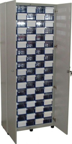 Шкаф многоящичный СТЕЛЛА-ТЕХНИК С-2-90Д на 90 коробов, ЛДСП