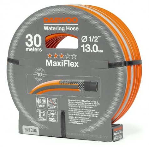 Шланг для полива DAEWOO DWH 3115 maxiflex Ø 1/2" (13мм), 30 м
