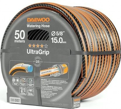 Шланг для полива DAEWOO UltraGrip 5/8" х 50 м [DWH 5127]