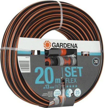 Шланг для полива GARDENA Flex 1/2" х 20 м с комплектом фитингов 18034-20.000.00 [18034-20.000.00]