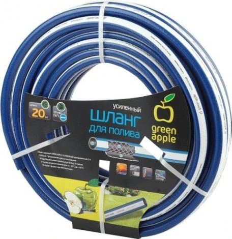 Шланг для полива GREEN APPLE 3/4" х 20 м усиленный GWGH2-031