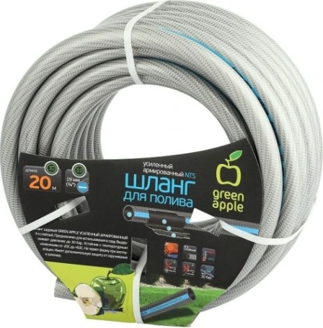 Шланг для полива GREEN APPLE 3/4" х 20 м усиленный NTS GATH-1920