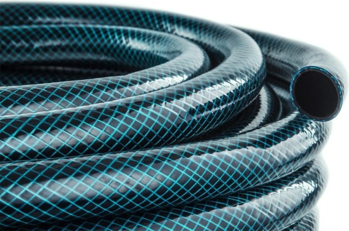 Шланг для полива QUATTRO ELEMENTI Acquamarina 3/4" 25 метров, армированный толщина стенки 2,4 мм, пвх [246-814]