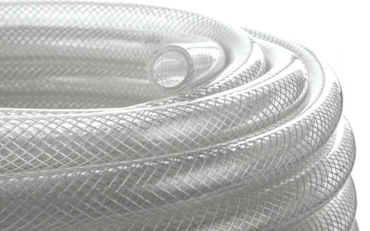 Шланг для полива QUATTRO ELEMENTI Cristallino 5/8 25 метров, армированный толщина стенки 3,0 мм, силиконовый [246-937]