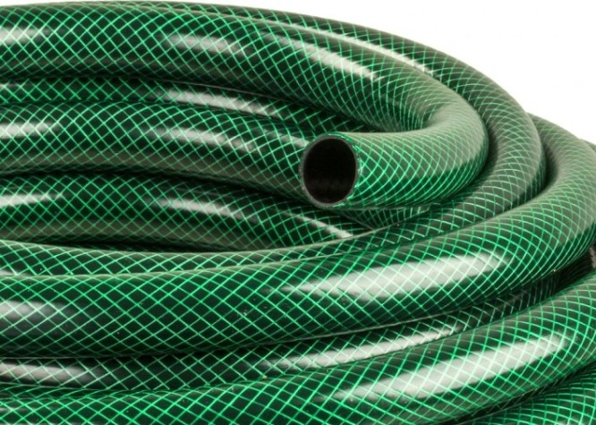 Шланг для полива QUATTRO ELEMENTI Smeraldo 1/2" 25 метров, армированный толщина стенки 1,9 мм, пвх [246-753]