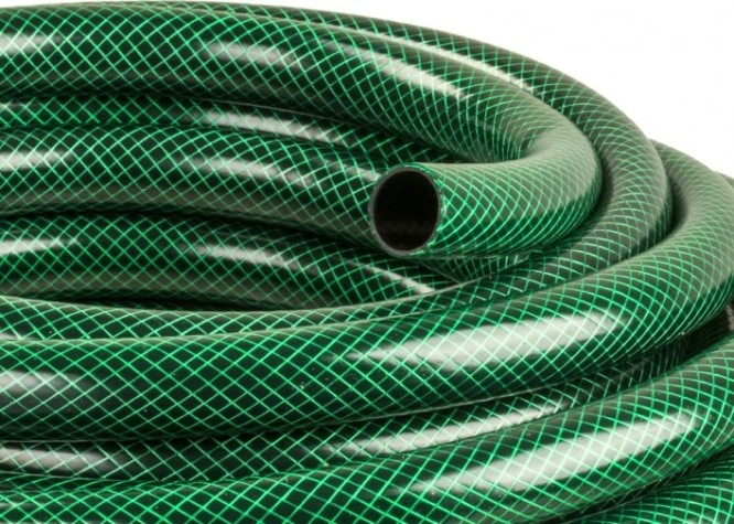 Шланг для полива QUATTRO ELEMENTI Smeraldo 1" 25 метров, армированный толщина стенки 2,9 мм, пвх [790-045]