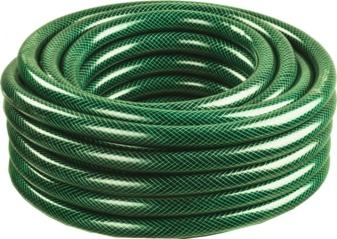 Шланг для полива QUATTRO ELEMENTI Smeraldo 3/4" 25 метров, армированный толщина стенки 2,1 мм, пвх [246-777]