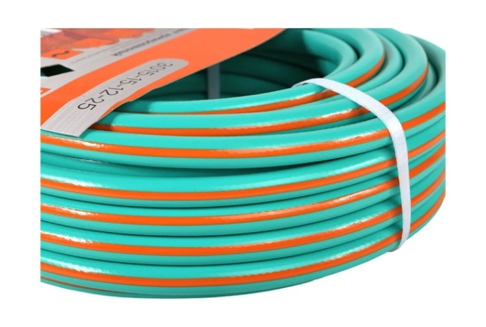 Шланг для полива Sturm 3015-15-12-25 1/2" 25м оран+мятн,армир,прочн.,эласт.,3х сл Шланг для полива Sturm 3015-15-12-25 1/2" 25м оран+мятн,армир,прочн.,эласт.,3х сл