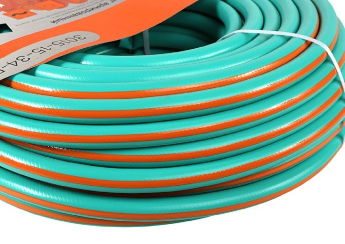 Шланг для полива Sturm 3015-15-34-50 3/4" 50м оранж+мятн,усиленный армир. 3 слойн.