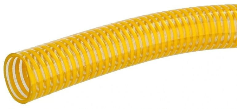 Шланг напорно-всасывающий ЗУБР со спиралью ПВХ 10 атм, 38ммх15м [40327-38-15]