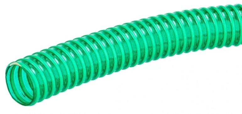 Шланг напорно-всасывающий ЗУБР со спиралью ПВХ 3 атм, 32ммх15м [40325-32-15]
