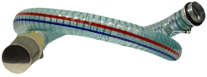 Шланг ПВХ для дизельных насосов БелАК 1'' 2 м, с пластиковым фильтром и фитингом [БАК.99000]