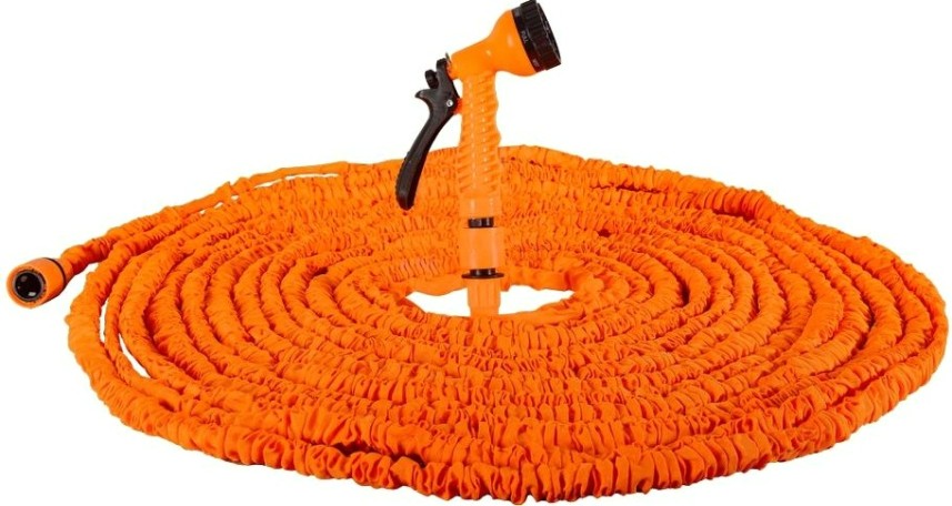 Шланг растягивающийся ВИХРЬ 50 м с набором для полива [73/7/2/31]