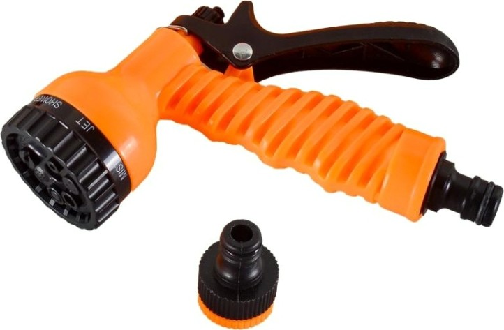 Шланг растягивающийся ВИХРЬ 50 м с набором для полива [73/7/2/31]