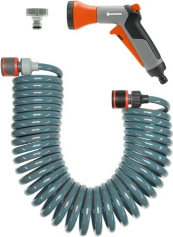 Шланг спиральный GARDENA 10 м с комплектом для полива 18424-20.000.00 [18424-20.000.00]