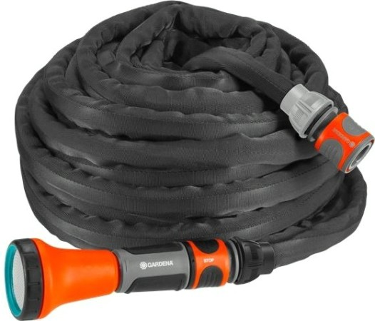 Шланг текстильный GARDENA Liano 1/2" х 10 м с комплектом для полива 18425-20.000.00 [18425-20.000.00]