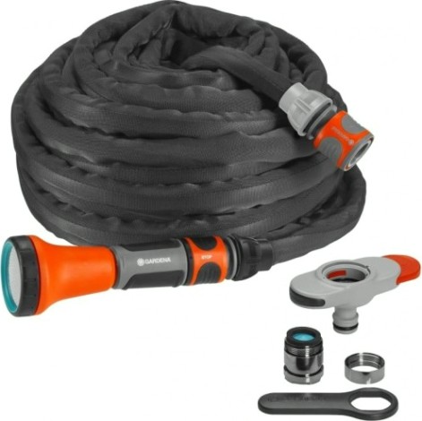 Шланг текстильный GARDENA Liano 1/2" х 10 м с комплектом для полива 18427-20.000.00 [18427-20.000.00]