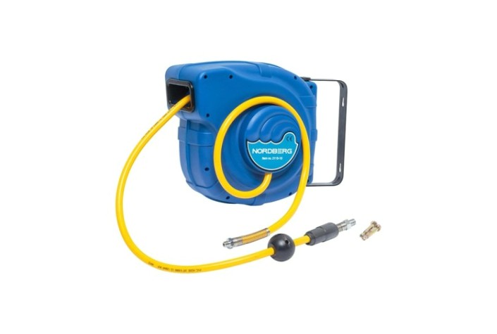 Шланг воздушный на катушке NORDBERG 2115-10 PVC диам. 10x16мм (14+1 м)