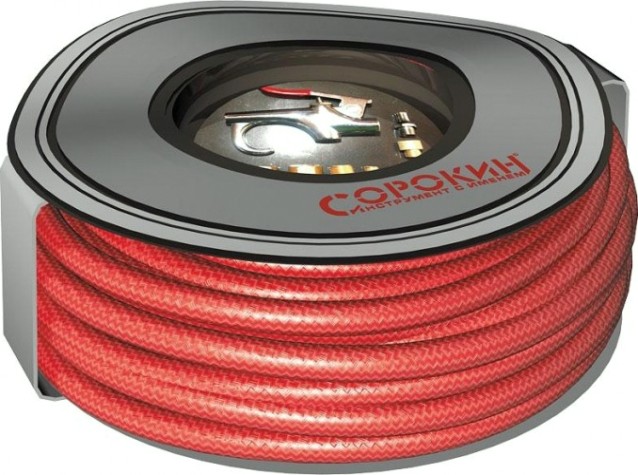 Шланг воздушный СОРОКИН 9,5 мм х 15 м, 2.215 с комплектом адаптеров [2.215]