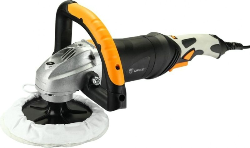 Шлифмашина полировальная DEKO DKPW сетевая 180мм, 1600 вт [063-4272]