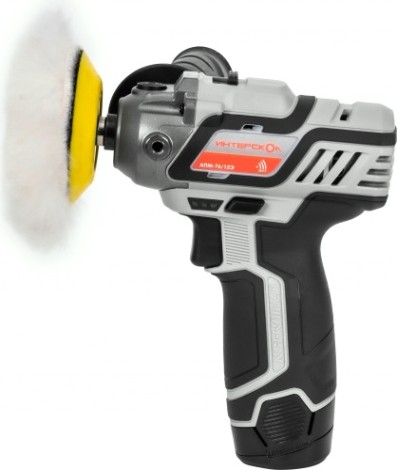 Шлифмашина полировальная ИНТЕРСКОЛ АПМ-76/12Э + набор 7 пр. [806.2.2.70]