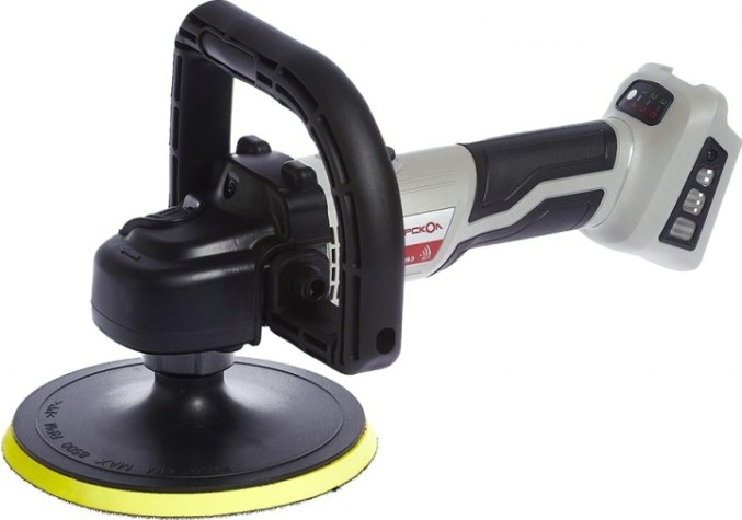 Шлифмашина полировальная ИНТЕРСКОЛ УПМ-180/18ВЭ без АКБ и ЗУ аккумуляторная [642.1.0.70]