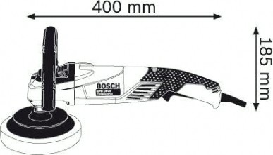 Шлифмашина полировальная сетевая BOSCH GPO 14 СE [0601389000]
