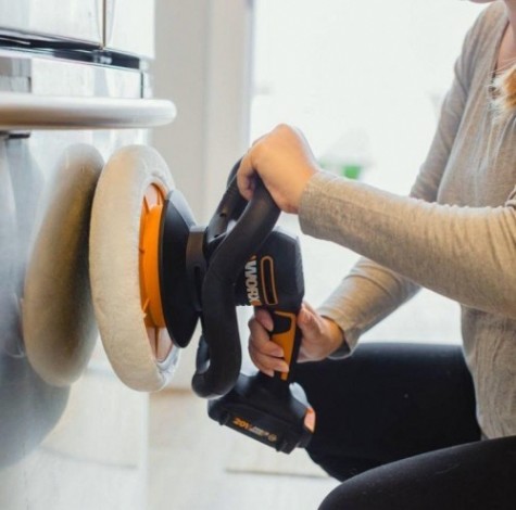 Шлифмашина полировальная Worx WX856.9 без АКБ и ЗУ аккумуляторная [WX856.9]