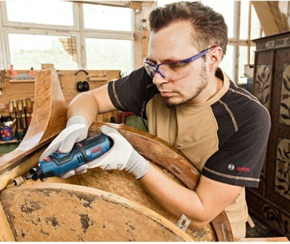 Шлифмашина прямая аккумуляторная BOSCH GRO 12V-35 без АКБ и ЗУ [06019C5000]