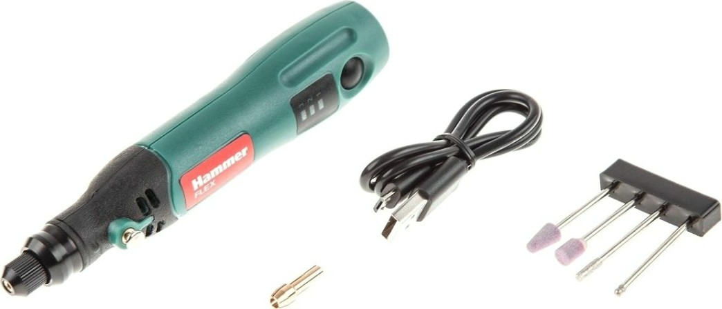 Шлифмашина прямая аккумуляторная Hammer AMD3.6Li USB [113-005]