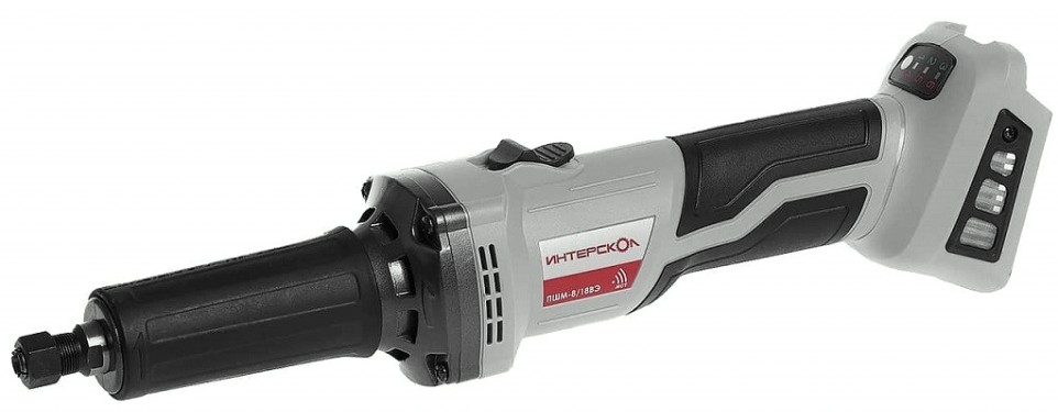 Шлифмашина прямая аккумуляторная ИНТЕРСКОЛ ПШМ-8/18ВЭ без АКБ и ЗУ [641.1.0.70]