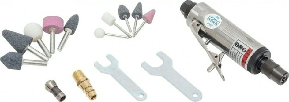 Шлифмашина прямая пневматическая NORDBERG ECO NP3025K в кейсе [ЦБ-00000117]