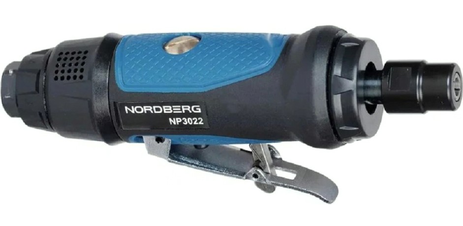 Шлифмашина прямая пневматическая NORDBERG NP3022K с комплектом насадок [ЦБ-00019682]