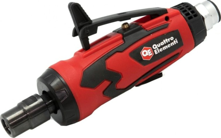 Шлифмашина прямая пневматическая QUATTRO ELEMENTI цанга 6 мм, 25000 об/мин., разъем euro 919-792 [919-792]