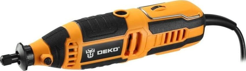 Шлифмашина прямая сетевая DEKO DKRT200E 43 tools + case (063-1411) [063-1411]