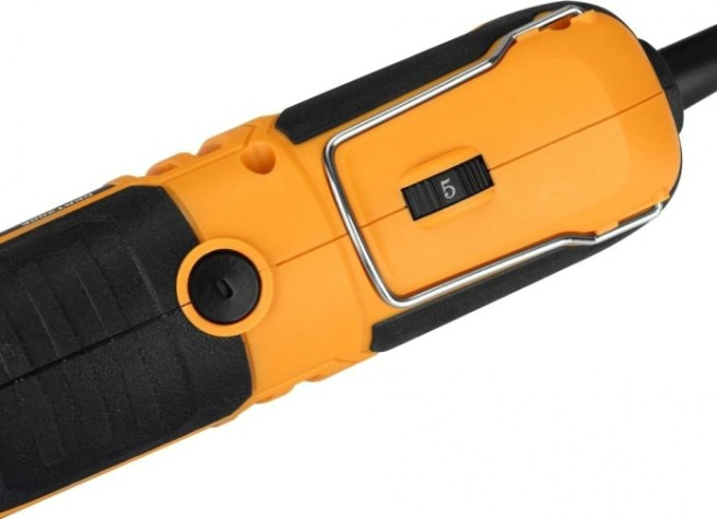 Шлифмашина прямая сетевая DEKO DKRT200E 43 tools + case (063-1411) [063-1411]