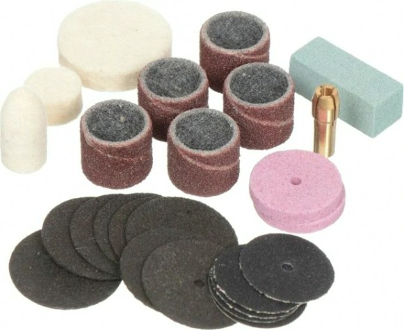 Шлифмашина прямая сетевая Hammer MD135A гибкий вал 2,4-3,2мм + насадки 41 шт. [113-002]