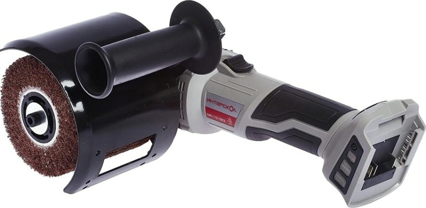 Шлифмашина щеточная аккумуляторная ИНТЕРСКОЛ ШМ-110/18ВЭ без АКБ и ЗУ с бесщ. двигателем [645.1.0.70]