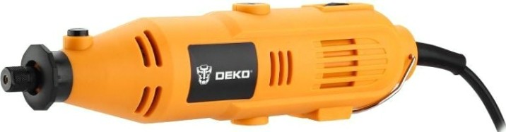 Шлифмашины прямые сетевые DEKO DKRT 150 и DKRT 200E, в кейсе + набор аксессуаров 237 шт [063-1414]