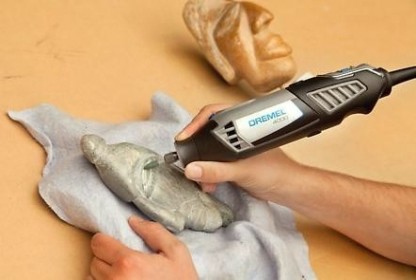 Шлифовальная насадка DREMEL 462 6,35 мм, форма "пуля", резиновая с абразивом [26150462JA]