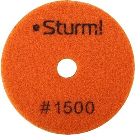 Шлифовальный круг по камню Sturm 9012-D100-1500 алмазный гибкий, 100 мм, сухое шлиф.