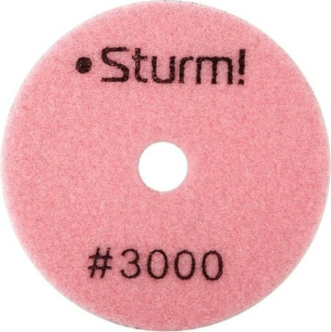 Шлифовальный круг по камню Sturm 9012-D100-3000 алмазный гибкий, 100 мм, сухое шлиф.