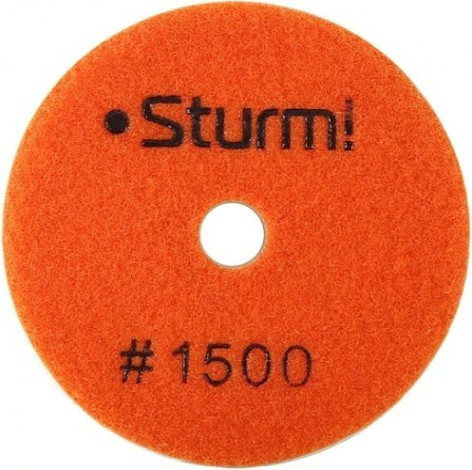 Шлифовальный круг по камню Sturm 9012-W100-1500 алмазный гибкий, 100 мм, мокрое шлиф.