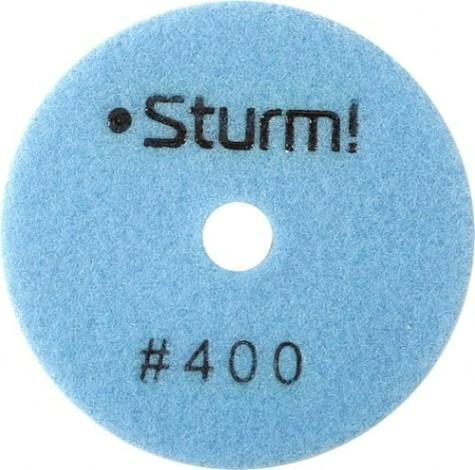 Шлифовальный круг по камню Sturm 9012-W100-400 алмазный гибкий, 100 мм, p400, мокрое шлиф.
