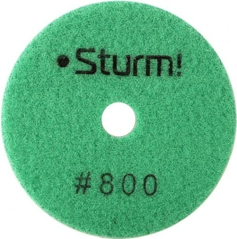 Шлифовальный круг по камню Sturm 9012-W100-800 алмазный гибкий, 100 мм, p800, мокрое шлиф.